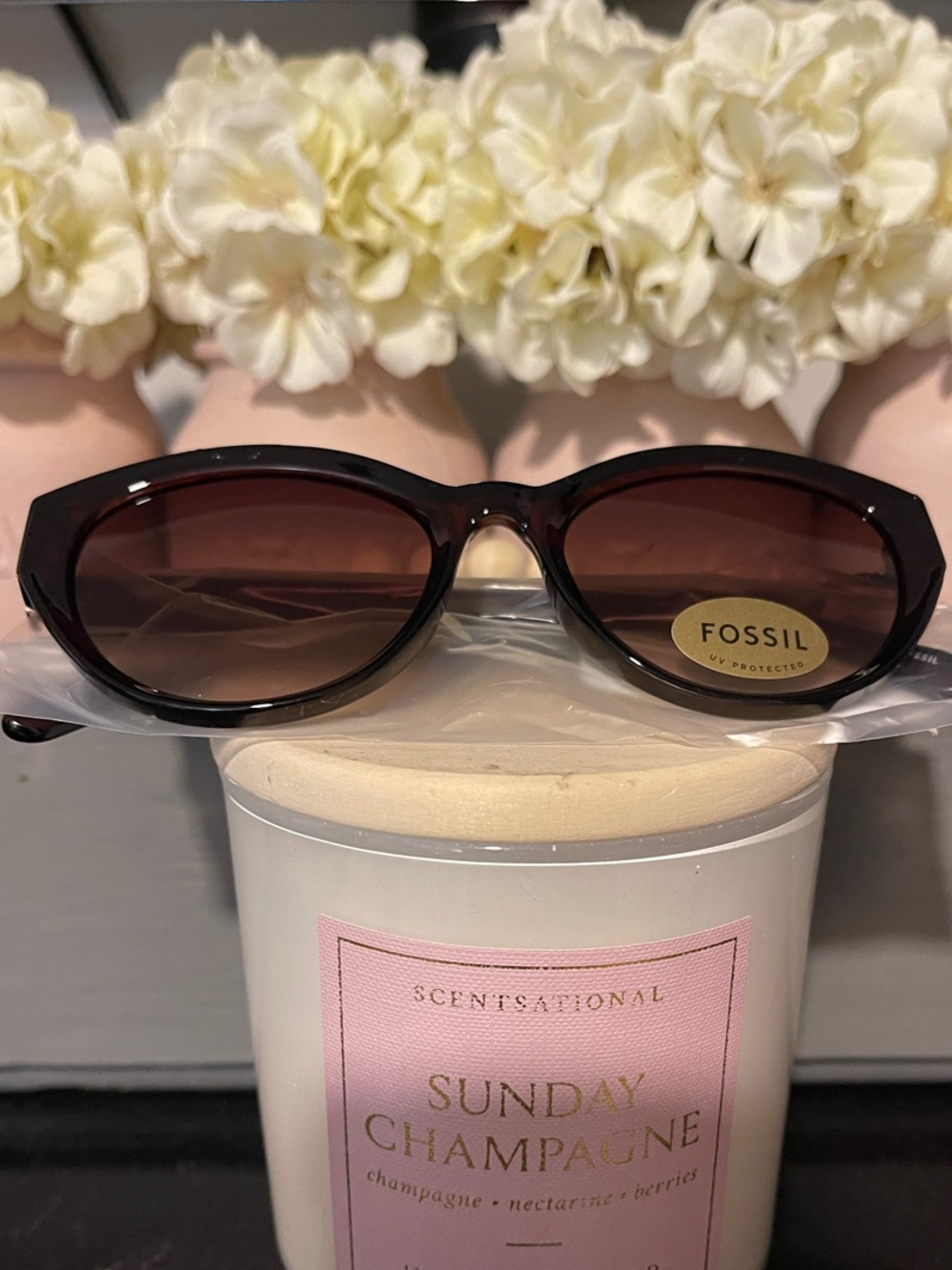 NWT Fossil Cat Eye Sunglasses